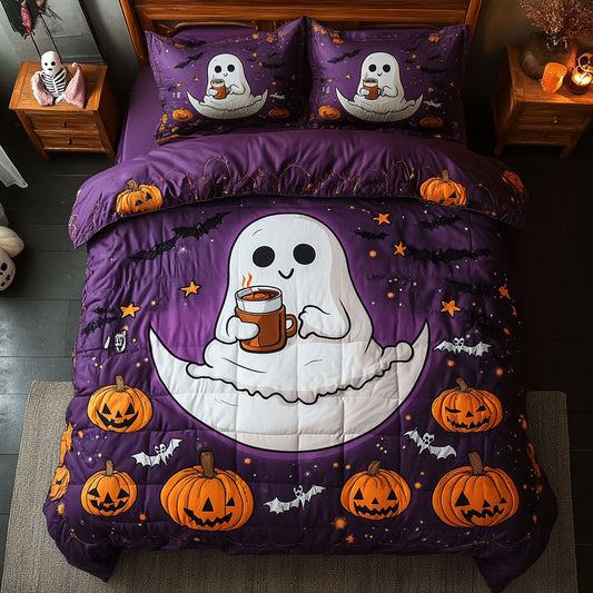 Ghostly Bat Flight WN2507023CL Duvet Cover Set