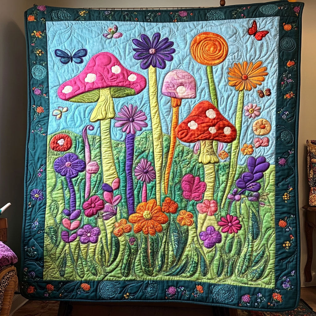 Butterflies And Blooms WY3107051CL Quilt