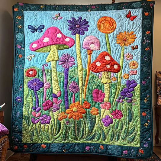 Butterflies And Blooms WY3107051CL Quilt