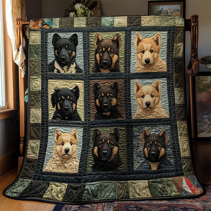 German Shepherd Portrait WN0711081CL Quilt