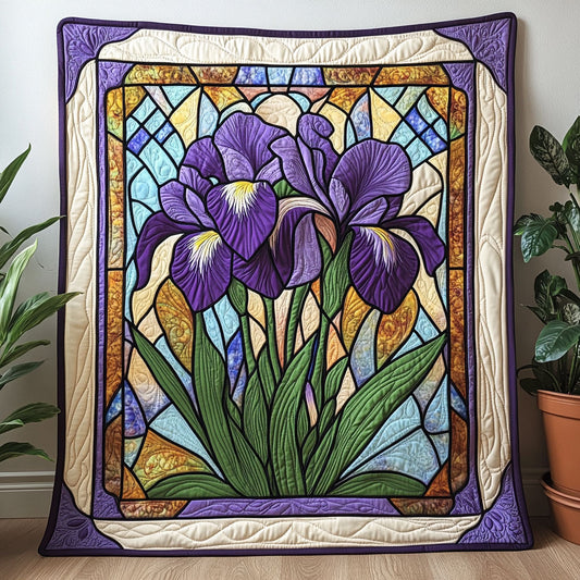 Blooming Iris CW0906010CL Quilt