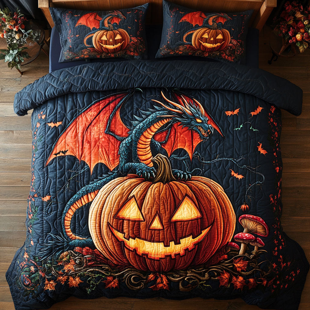 Eternal Dragon Pumpkin CW0608004CL Duvet Cover Set