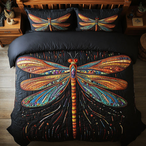 Colorful Dragonfly WY1302077CL Duvet Cover Set