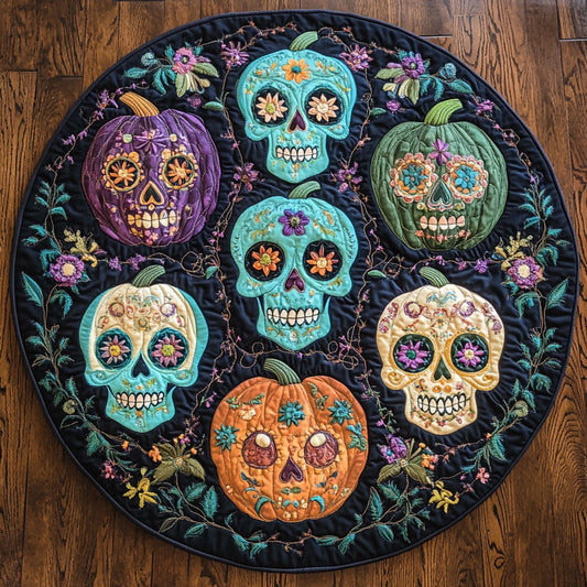 Marigold Spirit WN1108044CL Quilted Round Mat