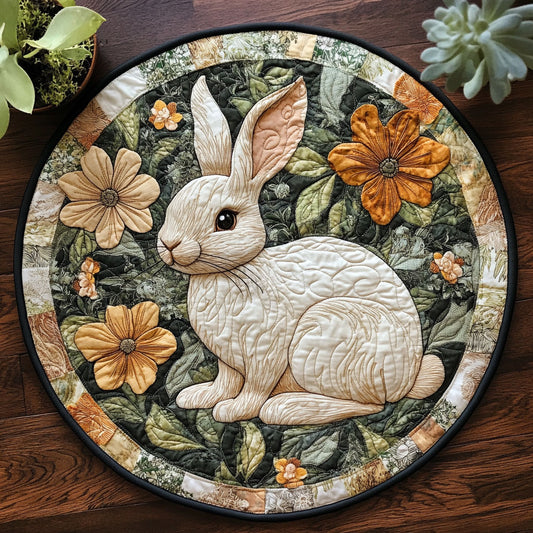 Blooming Garden CM2804018CL Quilted Round Mat
