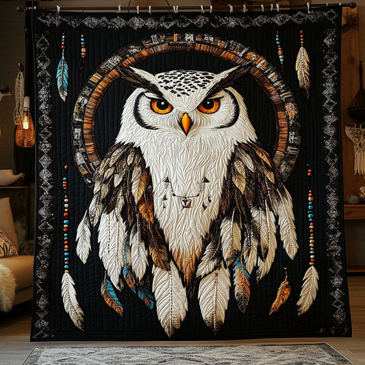 Feather Tribe Owl WY1706016CL Quilt