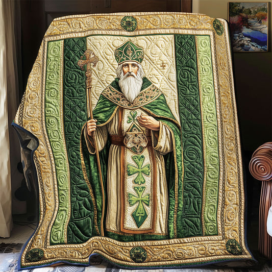 Saint Patrick Portrait WY2102043CL Quilt