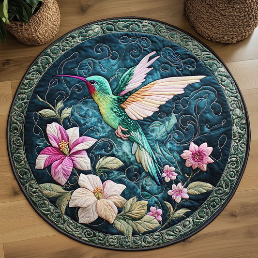 Winged Petals WY2203092CL Quilted Round Mat