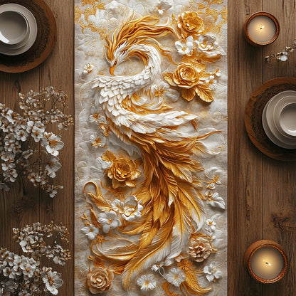 Elegant Phoenix CW3004056CL Quilted Table Runner