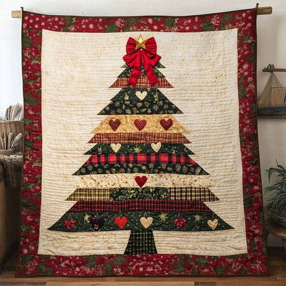 Festive Plaid Christmas Tree WN1211044CL Quilt