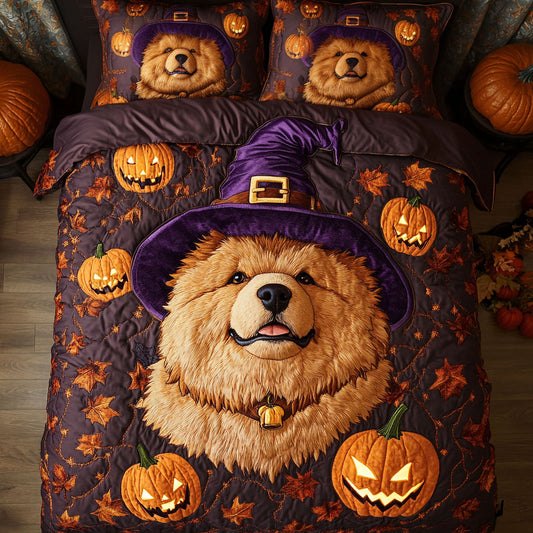 Chow Chow Witchy Snuggle WN1108024CL Duvet Cover Set