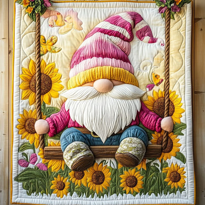 Peaceful Gnome CW2404021CL Quilt