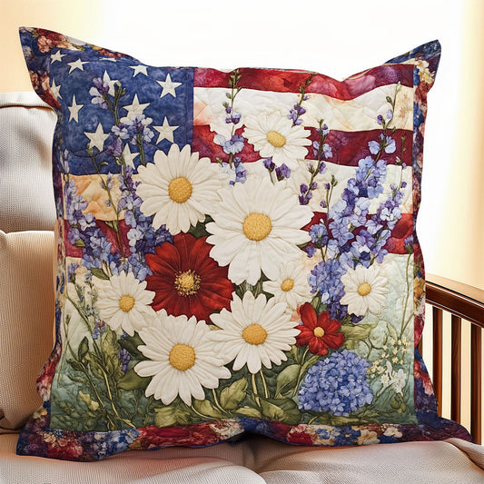 Blooming Patriot WX1306057CL Quilt Pillow Case