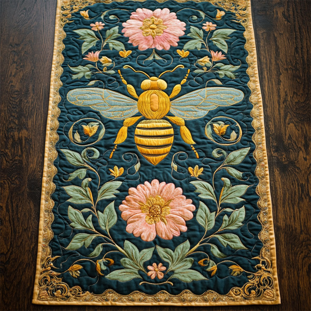 Busy Bee WY0705046CL Quilted Table Runner