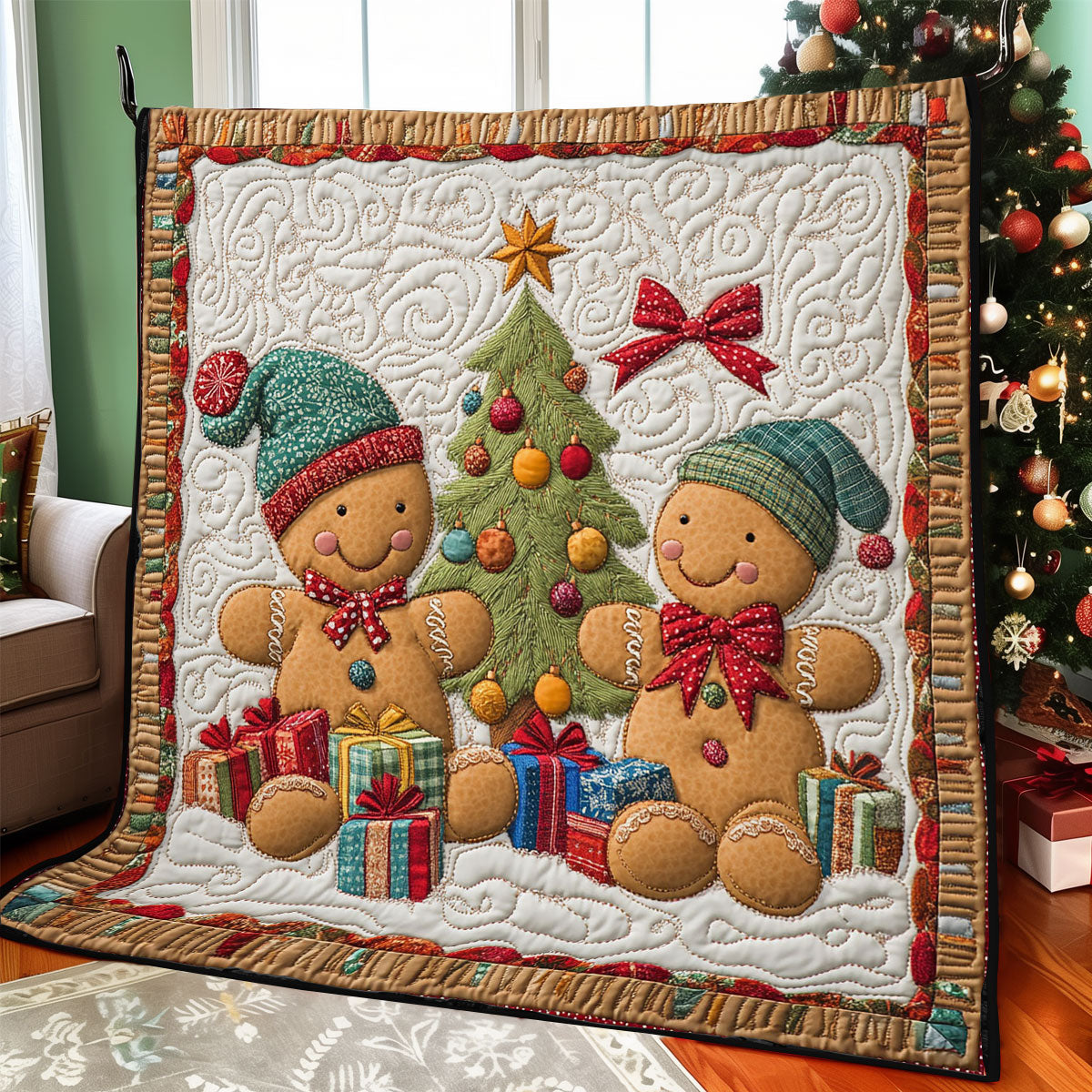 Holiday Ginger CP1811035CL Quilt