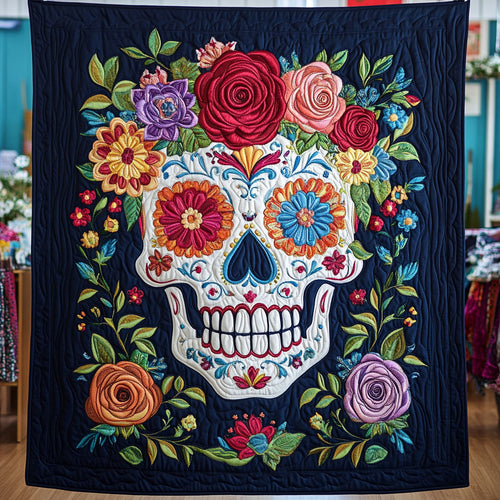 Aesthetic Sugar Skull WP1704045CL Quilt