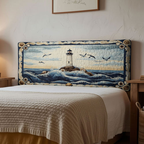 Lighthouse Wave Harmony WN1112172CL Quilted Headboard Slipcover