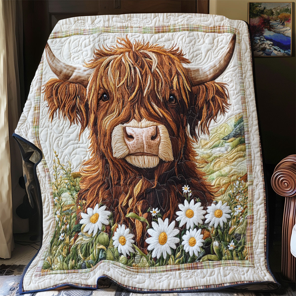 Highland Daisy YR0801031CL Quilt