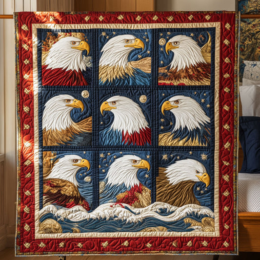 Eagle Portrait WY2308070CL Quilt