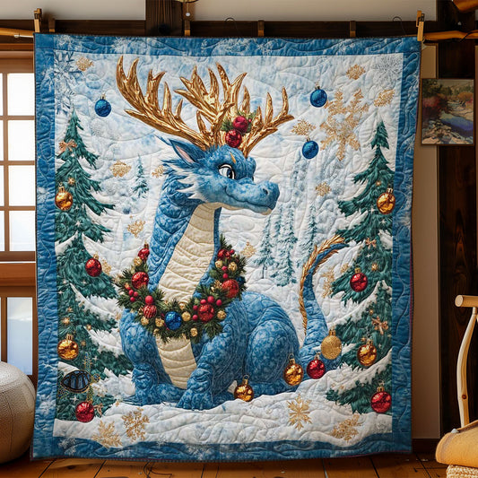 Winter Wreath Dragon WN1812039CL Quilt