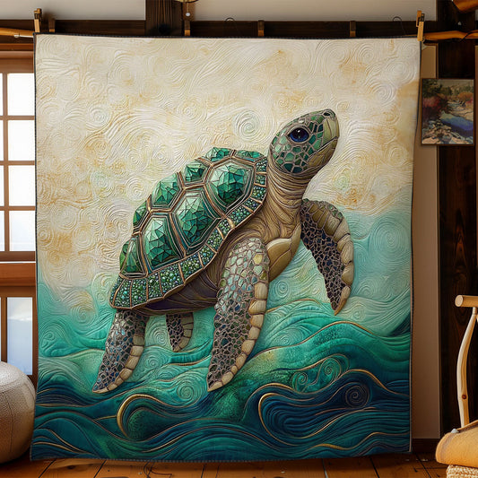 Turtle Portrait WY2702123CL Quilt