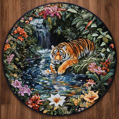 Tiger Oasis WN2205071CL Quilted Round Mat