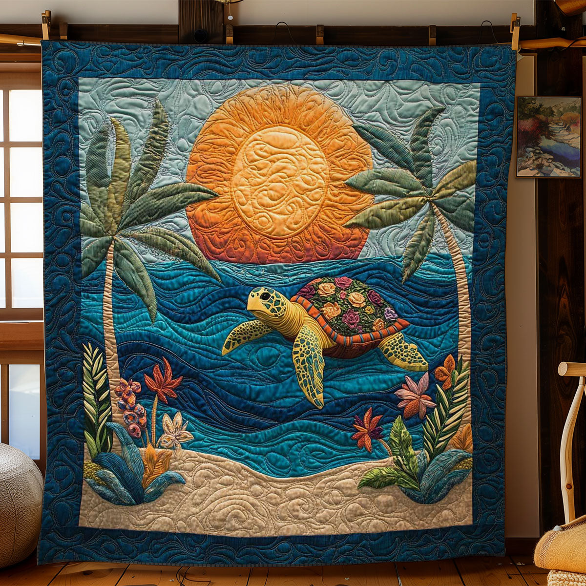 Island Turtle Dream WN0904017CL Quilt