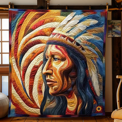 Native American Portrait WJ2512019CL Quilt