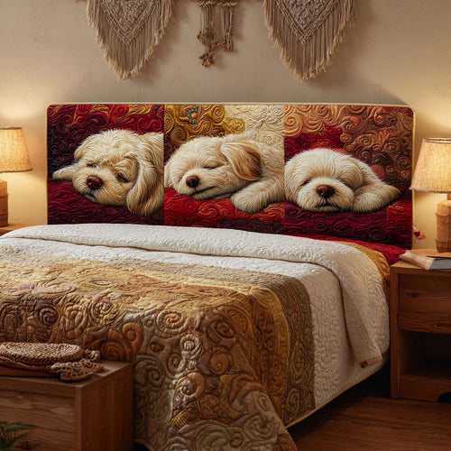 Snuggle Shih Tzu CW2712012CL Quilted Headboard Slipcover