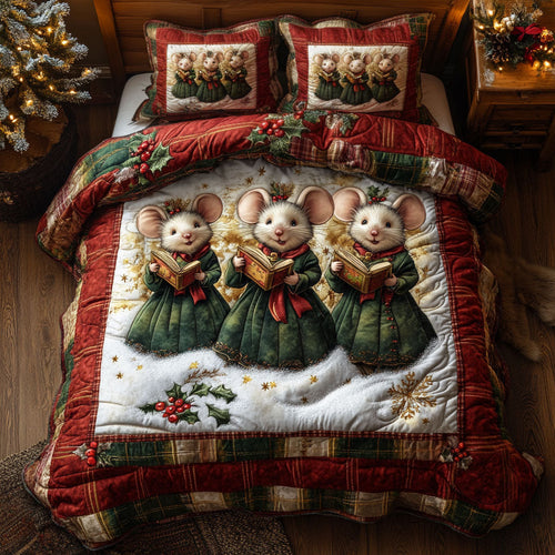 Joyful Note Mouse WN1311063CL Duvet Cover Set