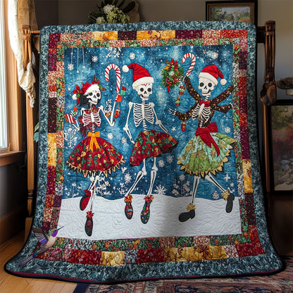 Skeleton's Festive Night WN1112011CL Quilt