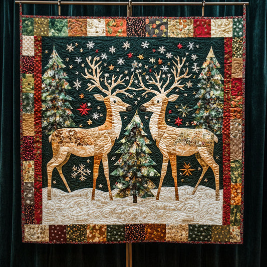 Christmas Deer WJ3107021CL Quilt