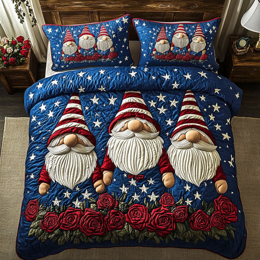 Patriotic Gnome WX0507029CL Duvet Cover Set