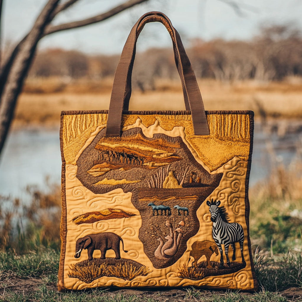 African Pride WN2309008CL Quilted Tote Bag