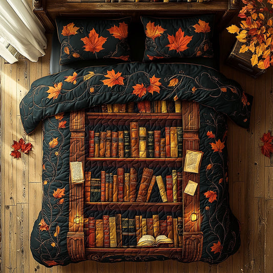 Autumn Library WY2608007CL Duvet Cover Set