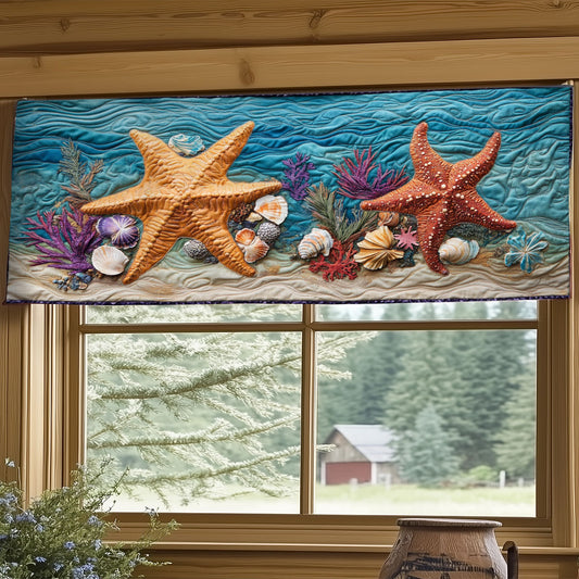 Starfish WY2904080CL Quilted Valance