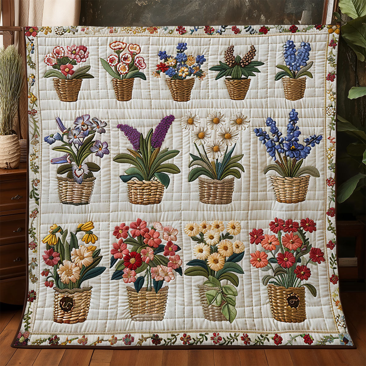 Flower WJ2104005CL Quilt