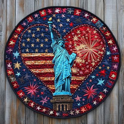 Spirit of America CM2205015CL Quilted Round Mat