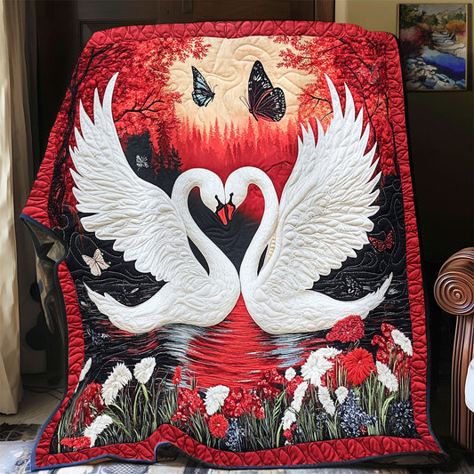 Couple Swan WX2101051CL Quilt