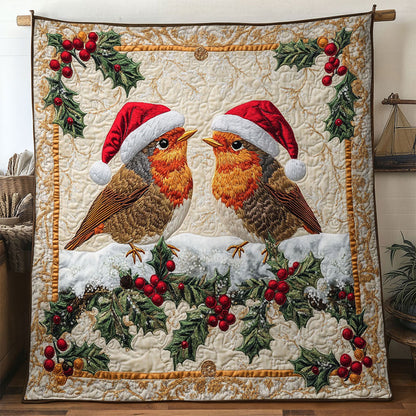 Frost Magic European Robin WN2810036CL Quilt