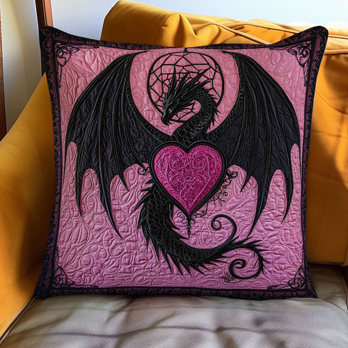 Dark Dragon Love WN1002099CL Quilt Pillow Case