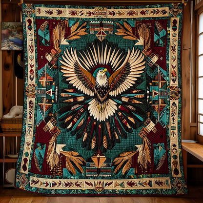 Glorious Native Eagle WY2101056CL Quilt