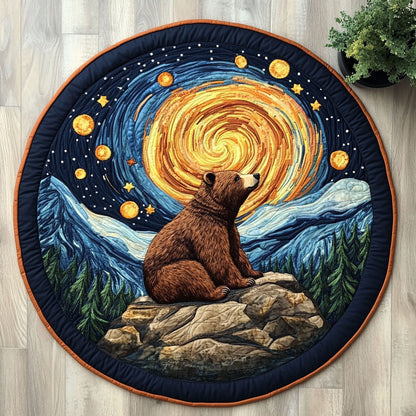 Mystic Bear CW0206030CL Quilted Round Mat