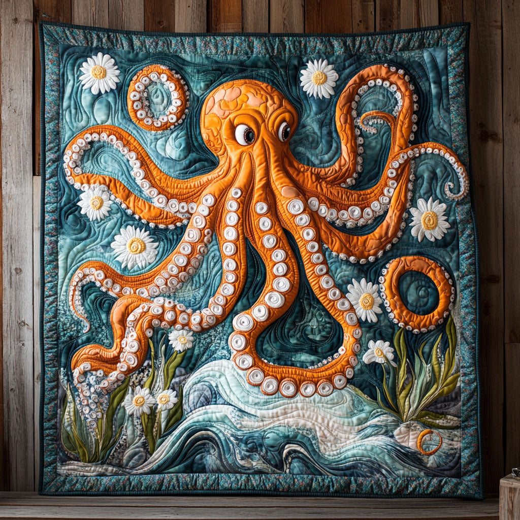 Octopus Flower WX1905037CL Quilt