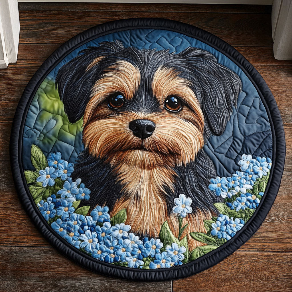 Yorshie Bloom CM2605011CL Quilted Round Mat