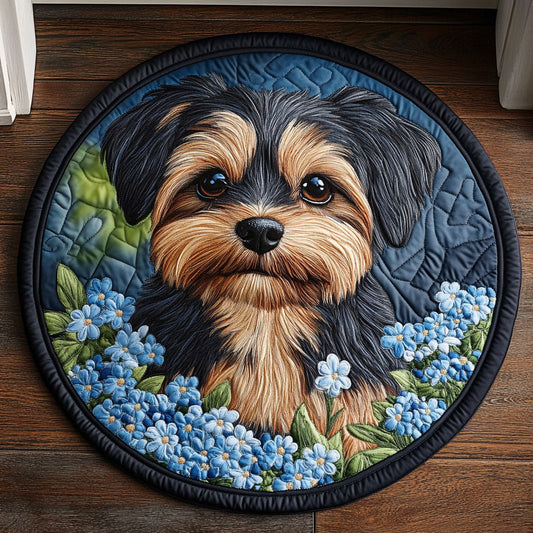 Yorshie Bloom CM2605011CL Quilted Round Mat