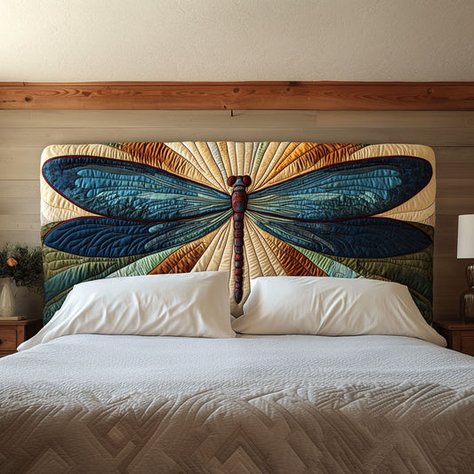 Sunburst Dragonfly KL1912020CL Quilted Headboard Slipcover