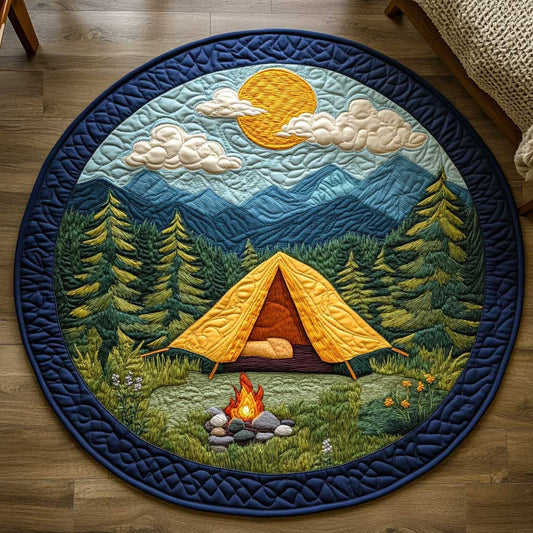 Mountain Camp WN1803074CL Quilted Round Mat