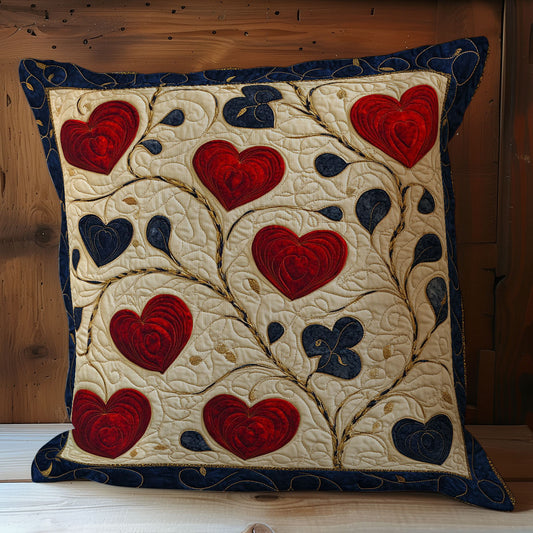 Heart Valentine WY0402075CL Quilt Pillow Case