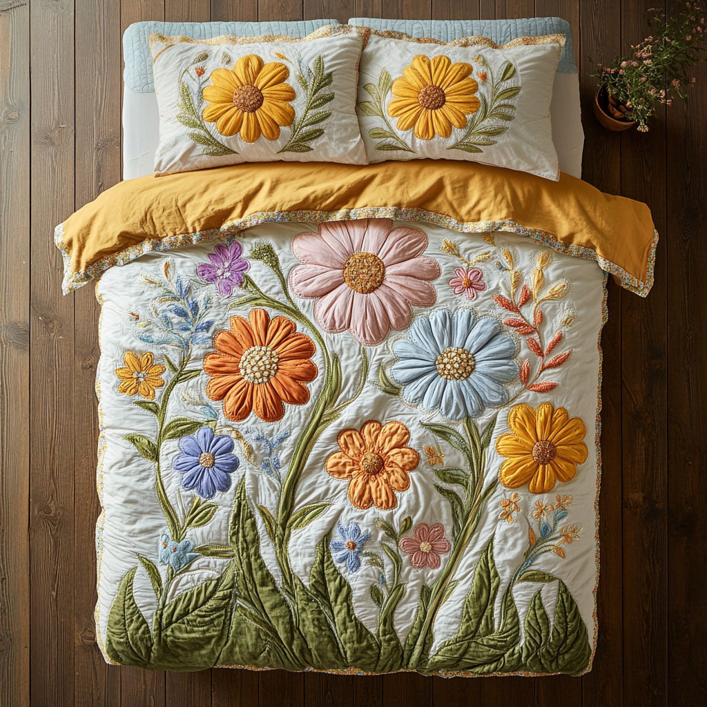Sunny Garden Flower WN0808103CL Duvet Cover Set